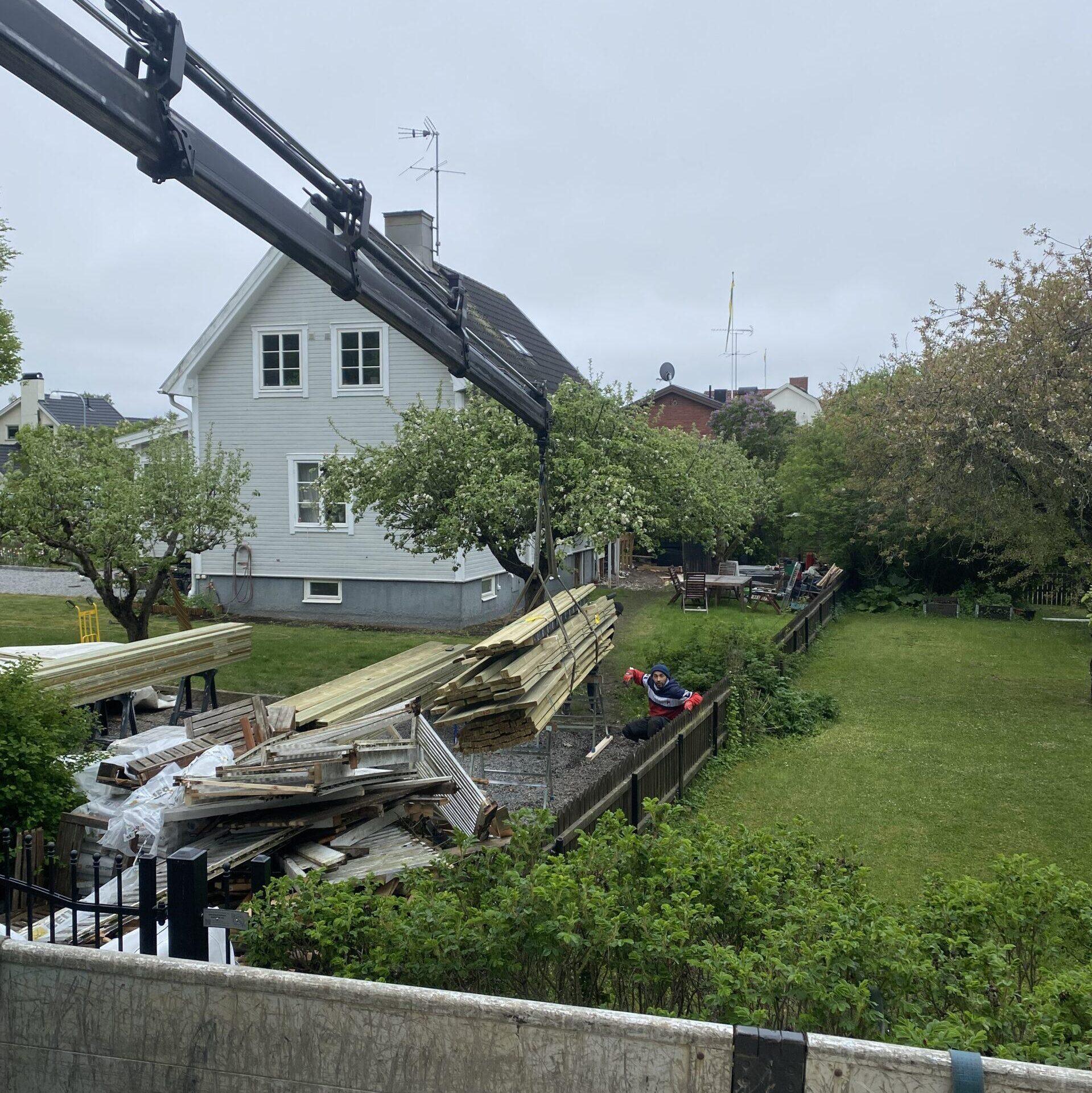 billig kranbil i Stockholm